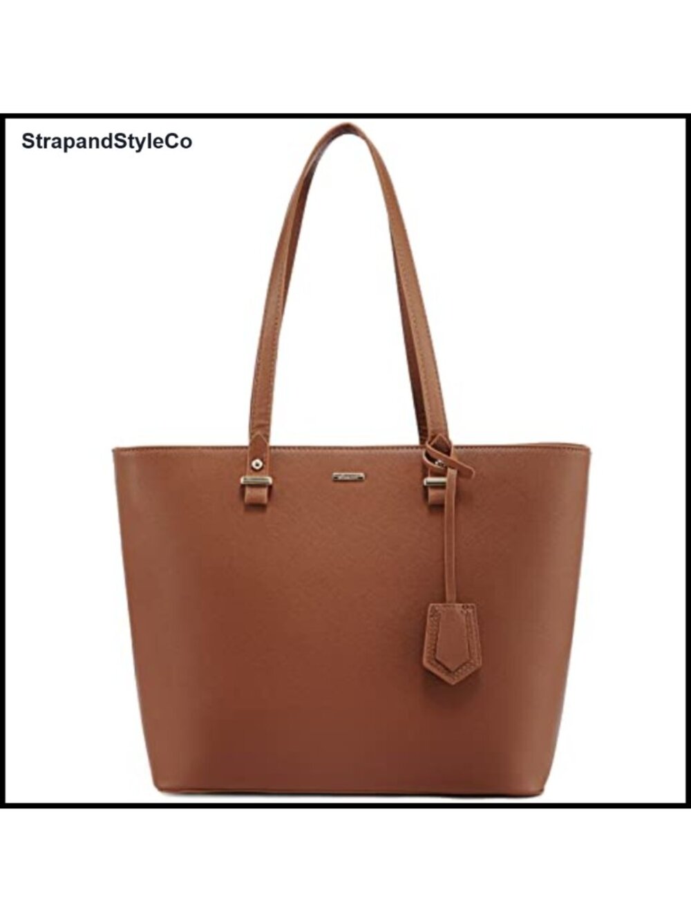 Women's Synthetic Leather Tote Bag Satchel Shoulder Handbag Set